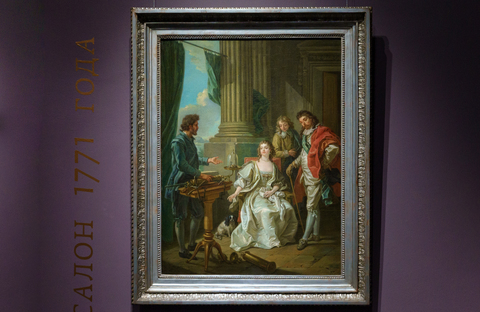 Шарль Амадей Филипп Ван Лоо.  «Пневматический опыт»