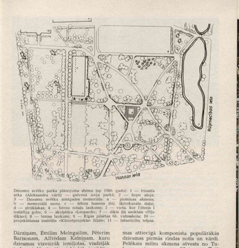 Viesturdārzs in the 18th century