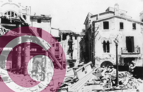 Granollers, ciudad bombardeada