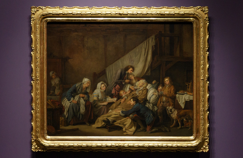 Жан-Батист Грёз. «Паралитик (Сыновняя любовь)»