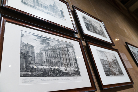 Джованни Баттиста Пиранези. Вид здания Сухопутной таможни на Пьяцца ди Пьетра. 1756