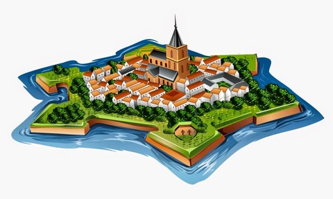Sentinel of Naarden walking tour (3,3 km)