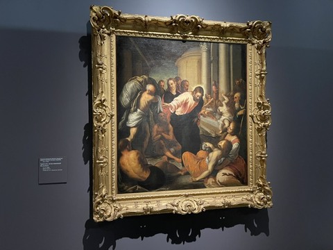 Белый зал. Пальма Младший. Христос, исцеляющий больных. Около 1590