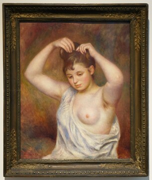 Пьер Огюст Ренуар. Причесывающаяся женщина. 1887