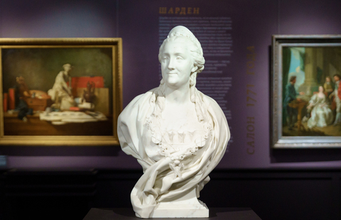 Жан Антуан Гудон. «Портрет Екатерины II»