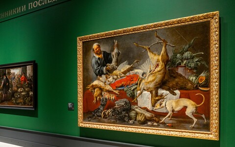 Пауль де Вос, Якоб Йорданс. Повар у стола с дичью