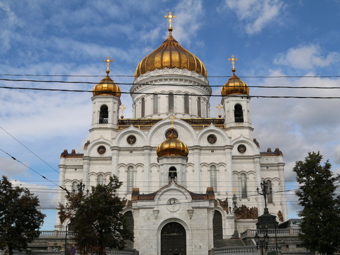 Храм Христа Спасителя. Западная сторона