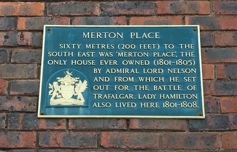 The Site of Merton Place