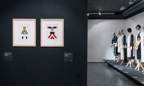 Зал 4. Варвара Степанова. «Проект мужского спортивного костюма». 1923 год