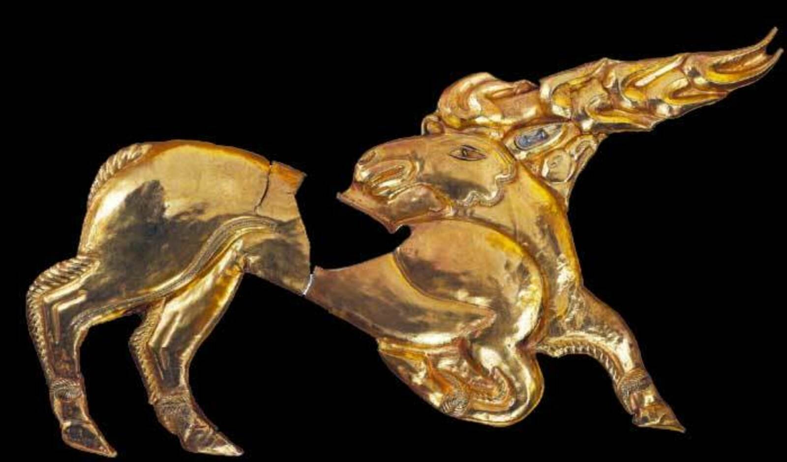 Zöldhalompusztai aranyszarvas lelet, Csincse