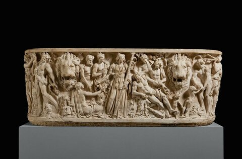 Sarcophagus from Sergei Uvarov`s collection