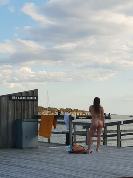 Saltholmens kallbadhus, damavdelningen