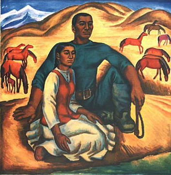 Салихитдин Айтбаев.Счастье. 1966