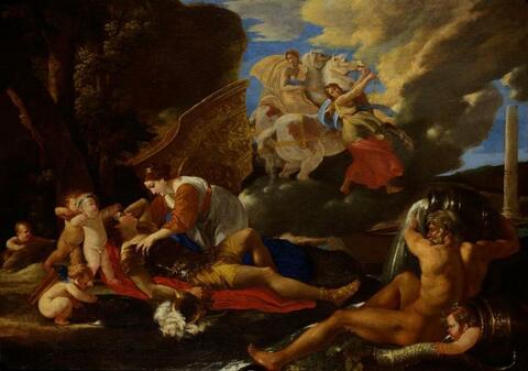 Nicolas Poussin. Rinaldo and Armida