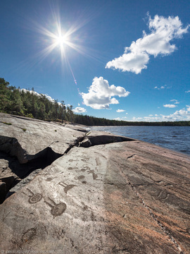 Петроглифы Онежского озера. Маршрут от устья р.Чёрная до мыса Пери Нос