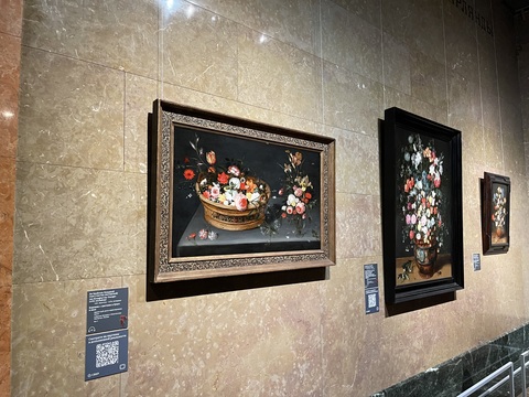 Ян Брейгель Младший (при участии мастерской). Корзина с цветами и букет в вазе