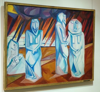 Наталья Гончарова. Соляные столпы. Около 1910