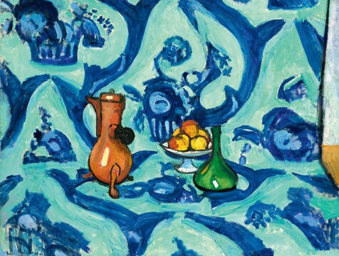 Анри Матисс. Натюрморт с голубой скатертью. 1909