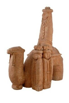 Рысбек Ахметов. Композиция. Из 4-х частей. 1980. Шамот