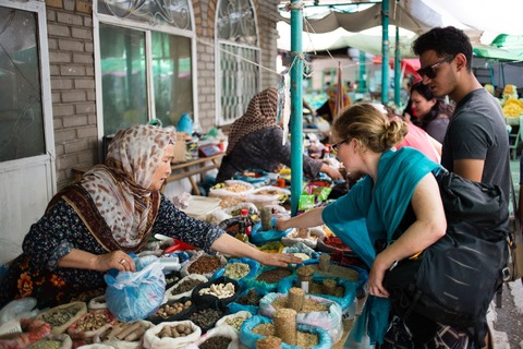 Тур по Базару Жайма в г. Ош