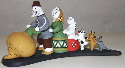 Каргопольская игрушка.