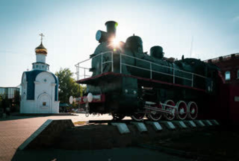 Паровоз-памятник