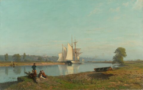 Лев Лагорио. Устье реки Дона. 1860-е