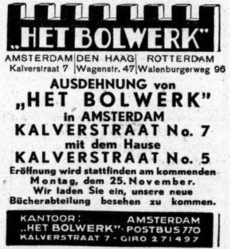 NSB-boekwinkel Bolwerk