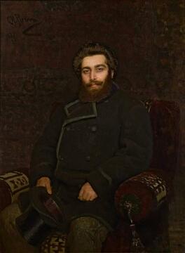 Илья Репин. Портрет художника Архипа Ивановича Куинджи, 1877