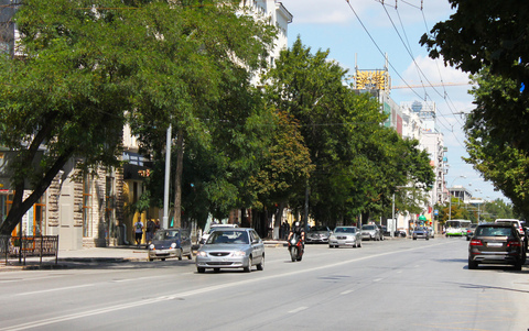 Bolshaya Sadovaya, the main street of Rostov-on-Don