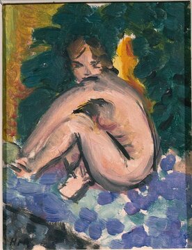 Анри Матисс. «Сидящая обнаженная. Этюд»