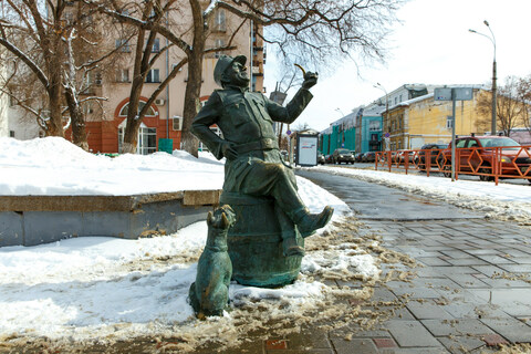 Скульптура «Бравый солдат Швейк»