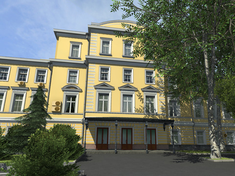 Усадьба князей Долгоруковых - Румянцева-Задунайского — Первая мужская гимназия. Волхонка 16/2