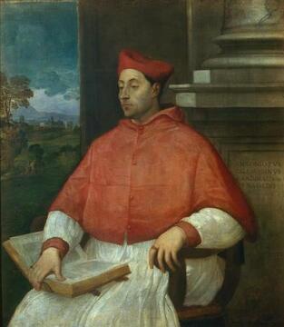 Titian (Tiziano Vecellio). Portrait of Cardinal Antoniotto Pallavicini