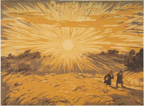 В.Д. Фалилеев. Лист «Спелая рожь». 1917