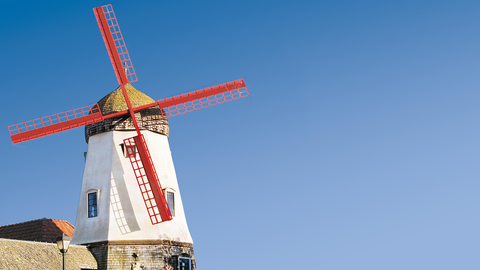 Windmills and the Round Tower
