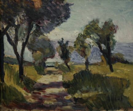 Анри Матисс. «Корсиканский пейзаж. Оливы»