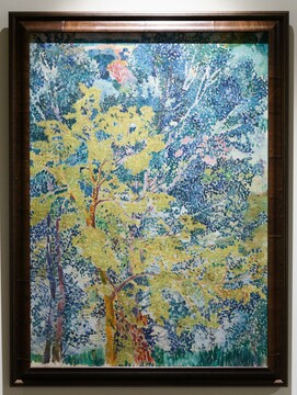 Наталия Гончарова. Пейзаж (Пуантель). 1907–1908