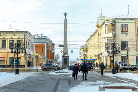 Стела в честь 150-летия Самарской Губернии