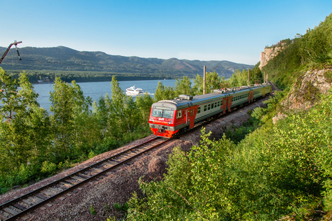 Городская электричка Красноярска. Из Красноярска в Дивногорск
