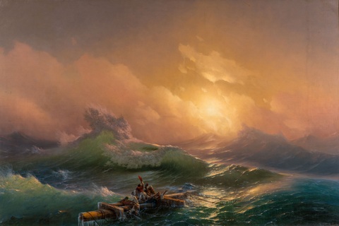 Иван Айвазовский. Девятый вал. 1850 год