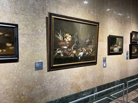 Франс Эйкенс. Натюрморт с фруктами и битой птицей