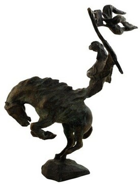 Бахытжан Абишев. Клич. 1991. Бронза.